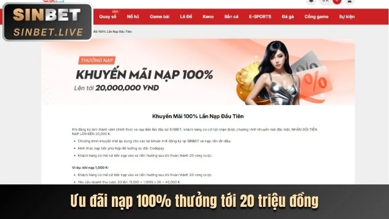 Khuyến mãi nạp tiền bong98